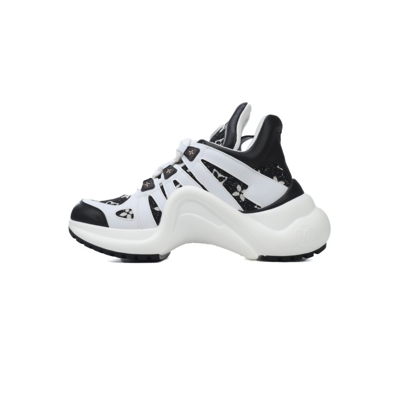 PK Louis Vuitton Archlight Sneakers White and black cloth