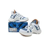 Louis Vuitton Archlight Sneakers White and Blue Cowboy