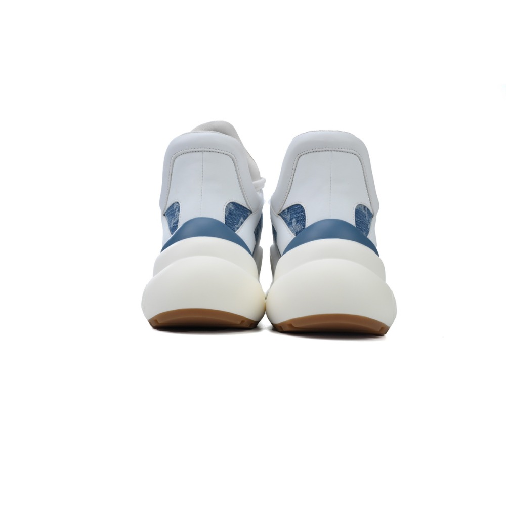 PK Louis Vuitton Archlight Sneakers White and Blue Cowboy