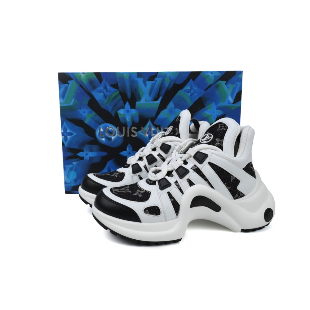 PK Louis Vuitton Archlight Sneakers White Black