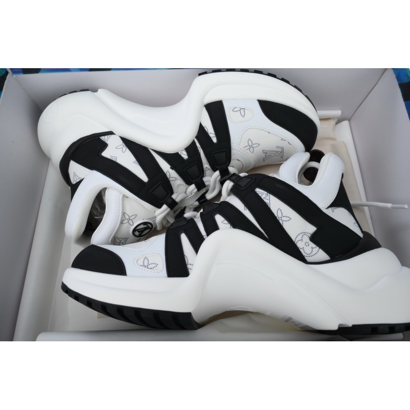 PK Louis Vuitton Archlight Sneakers White Black 2