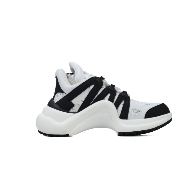 PK Louis Vuitton Archlight Sneakers White Black 2