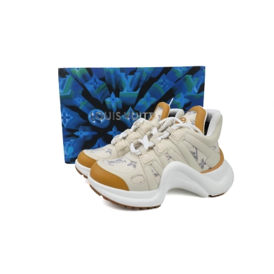 Louis Vuitton Archlight Sneakers White brown 02