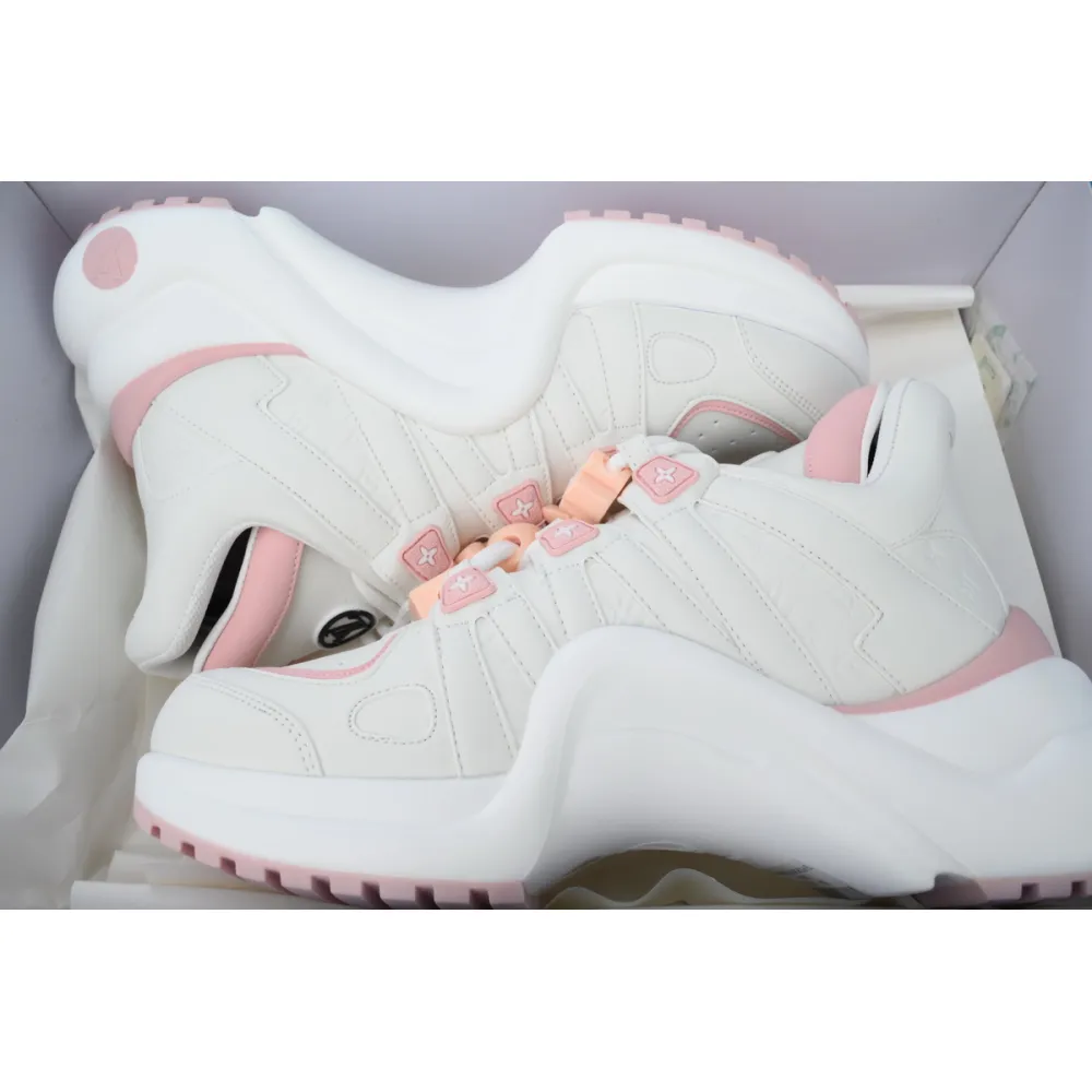 Louis Vuitton Archlight Sneakers White Pink