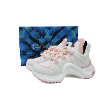 Louis Vuitton Archlight Sneakers White Pink 02