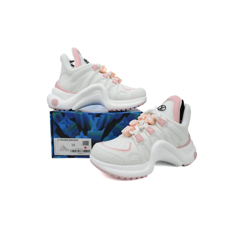 Louis Vuitton Archlight Sneakers White Pink