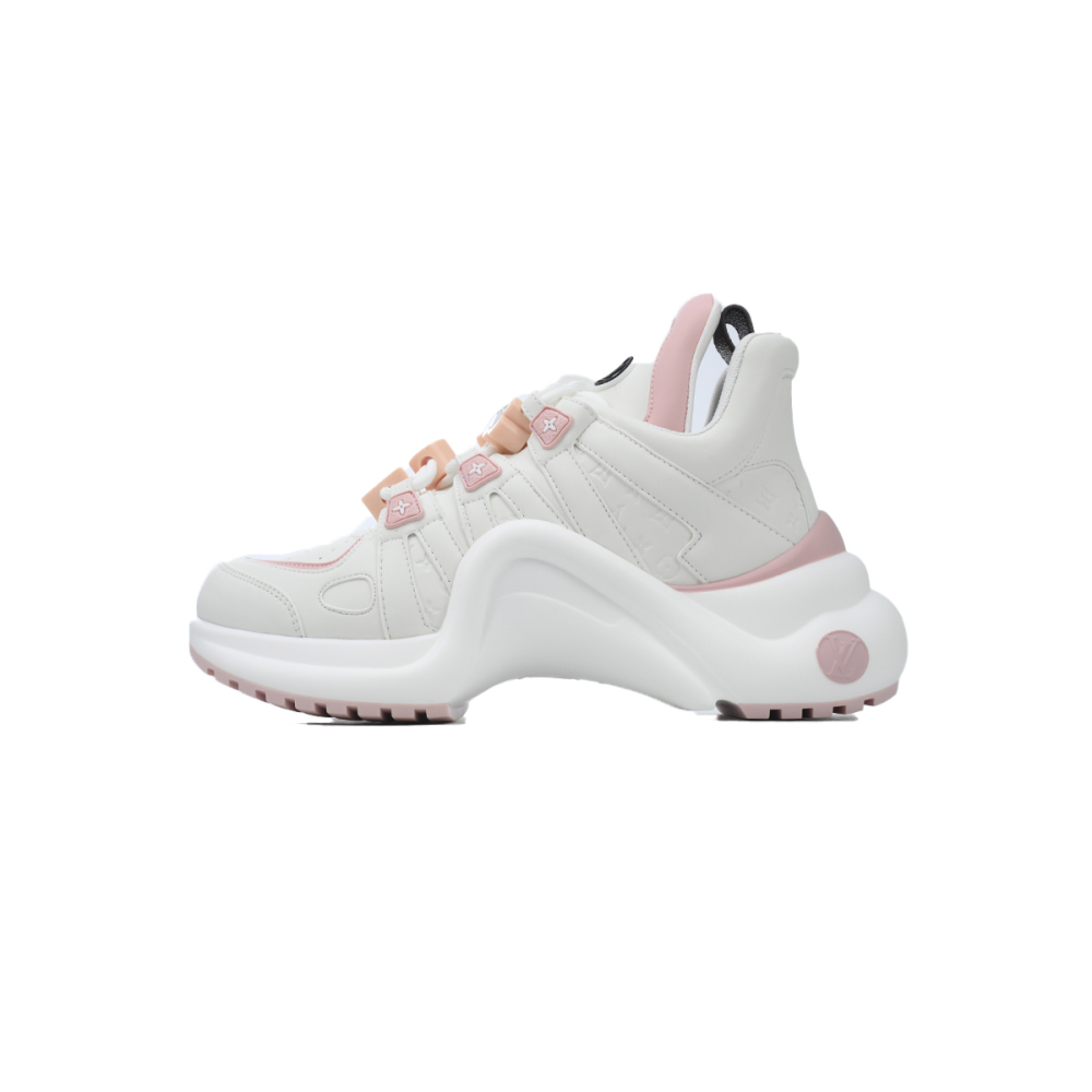 PK Louis Vuitton Archlight Sneakers White Pink
