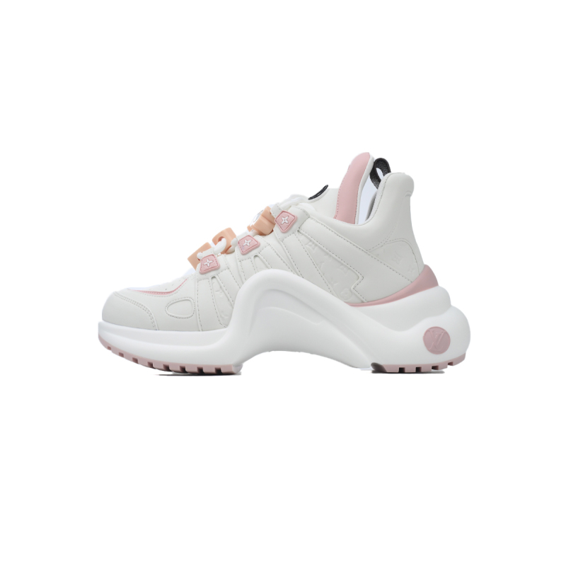 PK Louis Vuitton Archlight Sneakers White Pink
