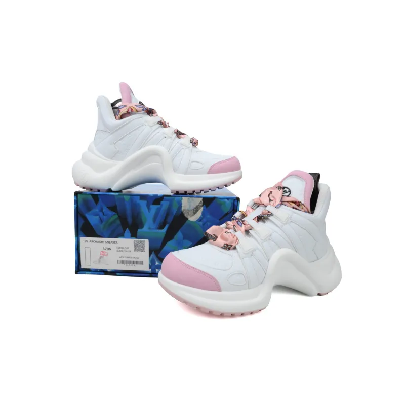 Louis Vuitton Archlight Sneakers White Pink 2