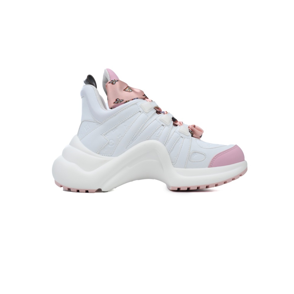 PK Louis Vuitton Archlight Sneakers White Pink 2
