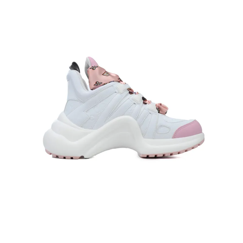 Louis Vuitton Archlight Sneakers White Pink 2