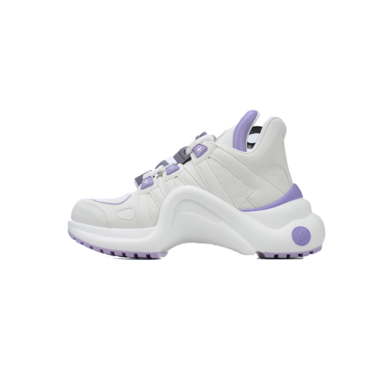 PK Louis Vuitton Archlight Sneakers White Purple