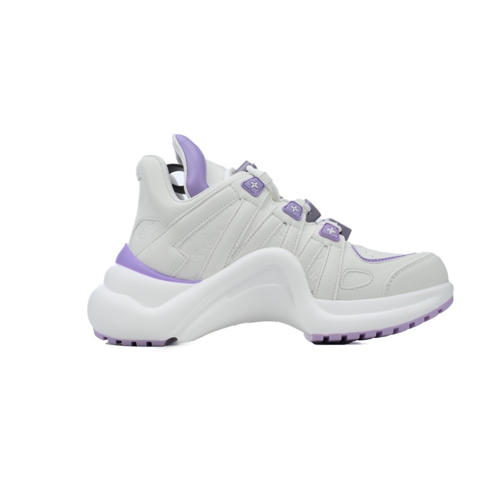 PK Louis Vuitton Archlight Sneakers White Purple