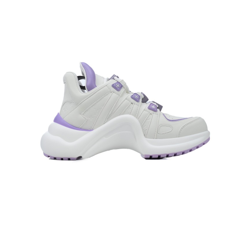 PK Louis Vuitton Archlight Sneakers White Purple