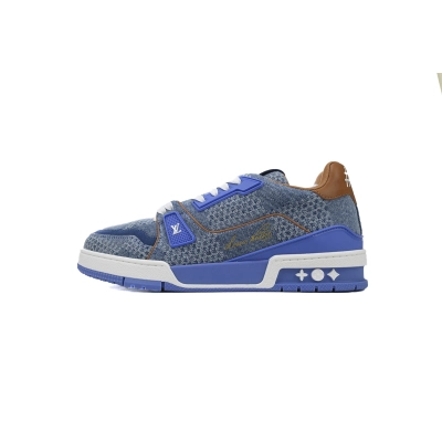 LOUIS VUITTON Trainer Blue 2 01