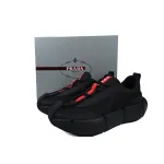 Prada Sneakers Black Red