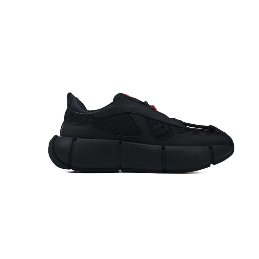 PK Prada Sneakers Black Red