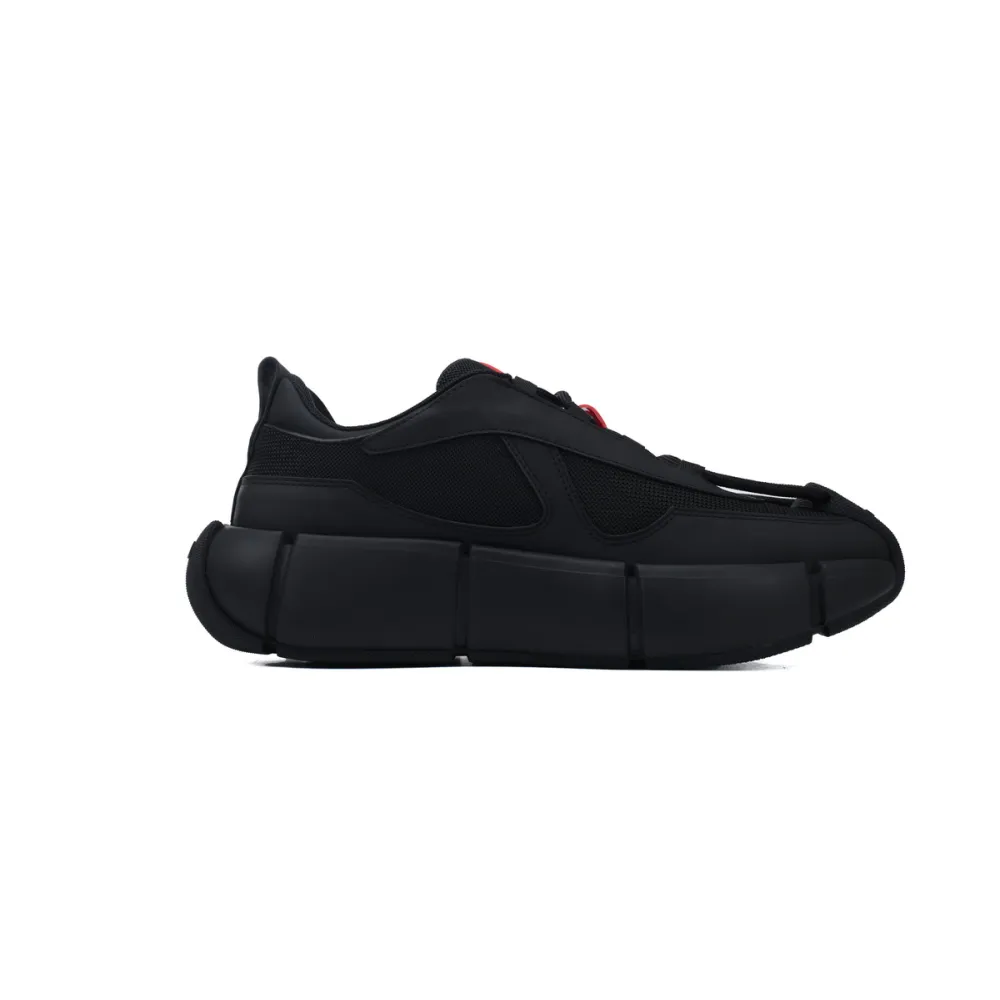 Prada Sneakers Black Red