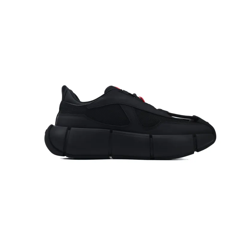 Prada Sneakers Black Red