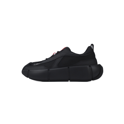 PK Prada Sneakers Black Red 01