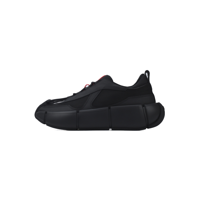 PK Prada Sneakers Black Red