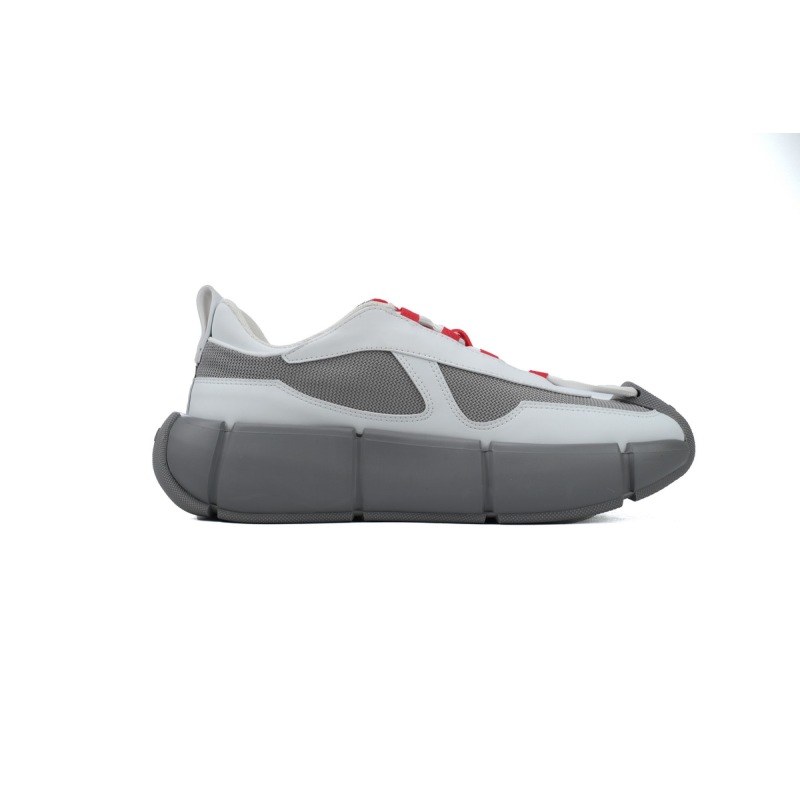 PK Prada Sneakers Grey White
