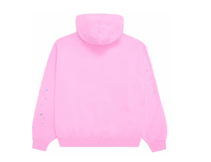 Sp5der OG Web Hoodie Pink
