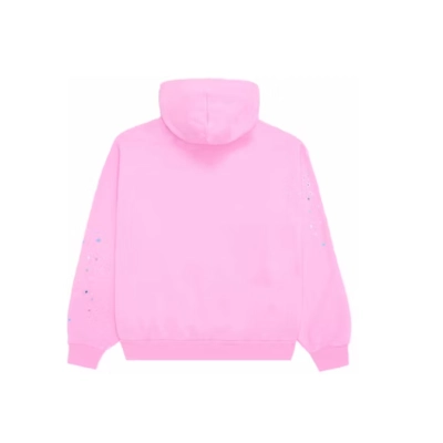 Sp5der OG Web Hoodie Pink 02