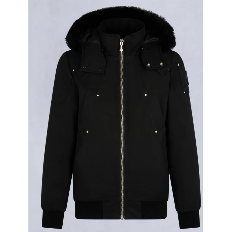 Moose Knuckles Down-Filled Bomber Jacket
