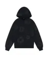 Denim Tears Cotton Wreath Hooded Sweatshirt 'Black Monochrome'