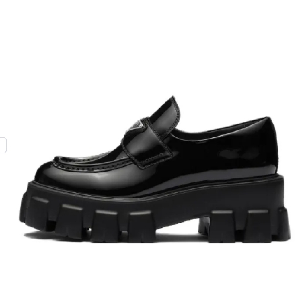 PRADA Moonlith Patent Leather Loafers