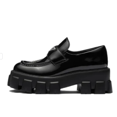 PRADA Moonlith Patent Leather Loafers 01