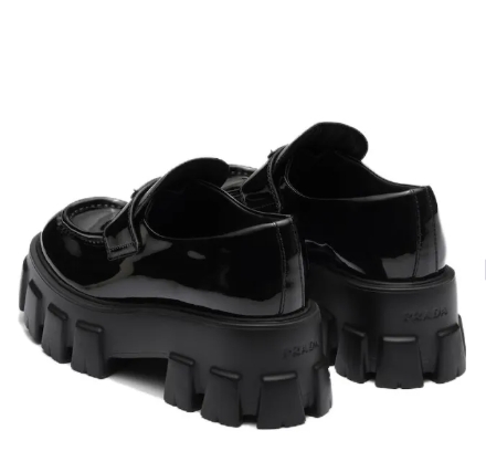 PRADA Moonlith Patent Leather Loafers