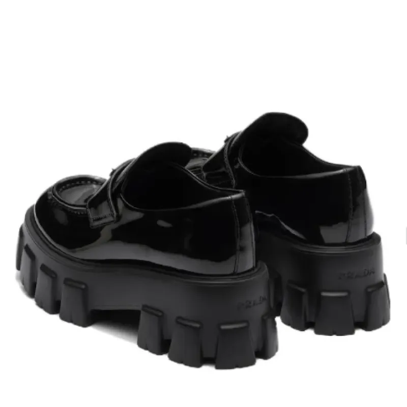 PRADA Moonlith Patent Leather Loafers