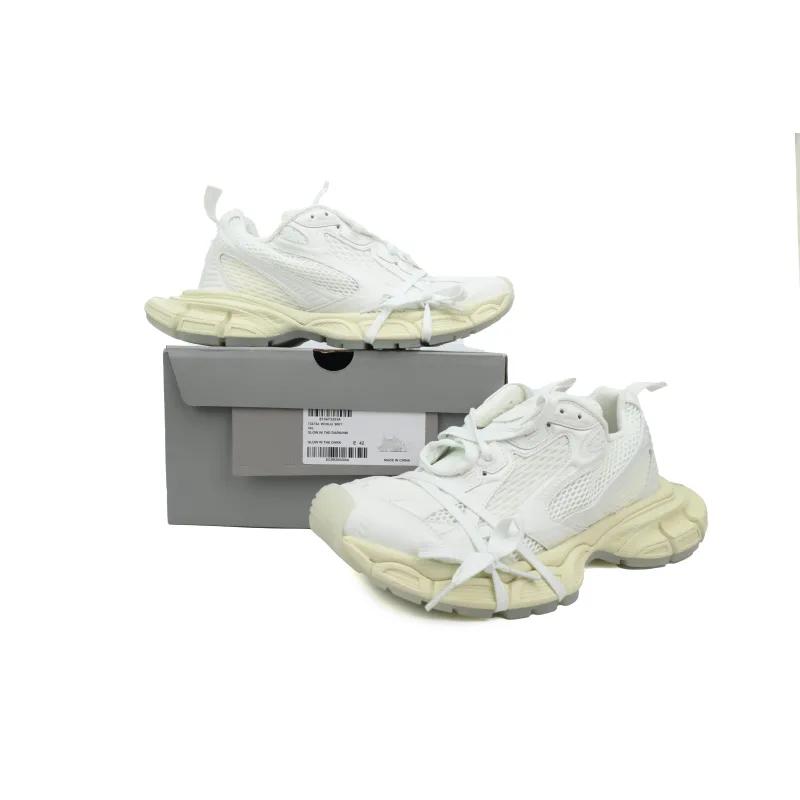 PK Balenciaga 10th 3XL Chunky Sneakers Men Low-Top White 734734 W3XLG 9001