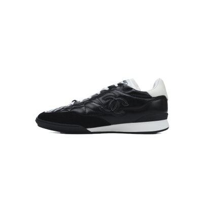 PKGoden Chanel Black 24aDe Training Shoes 01