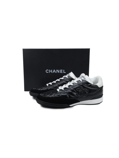 PKGoden Chanel Black 24aDe Training Shoes 02