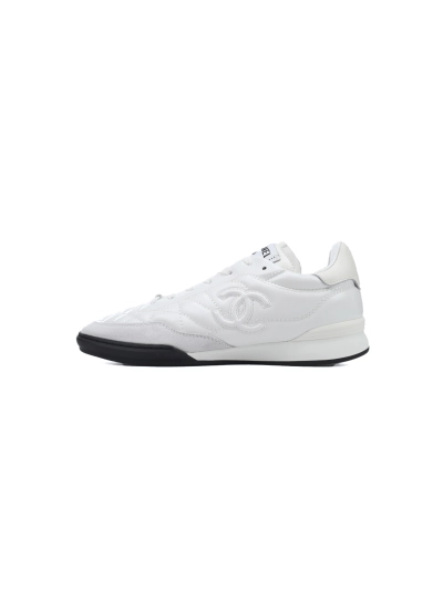 PKGoden Chanel White 24aDe Training Shoes 01