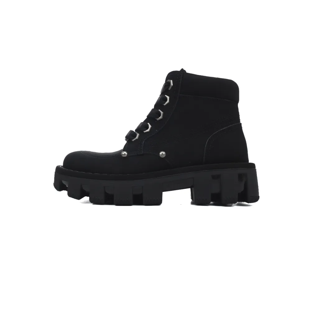 PK LOUIS VUITTON Martin boots Black velvet