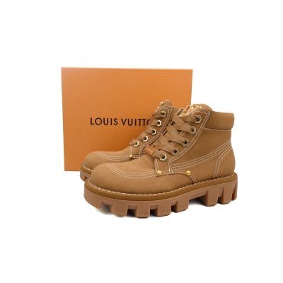 PKGoden LOUIS VUITTON Martin boots Brown 02