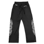 Chrome Hearts Black Mesh Jersey Pants