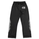 Chrome Hearts Black Mesh Jersey Pants