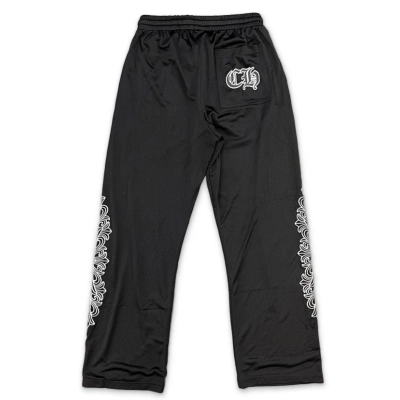 Chrome Hearts Black Mesh Jersey Pants 02