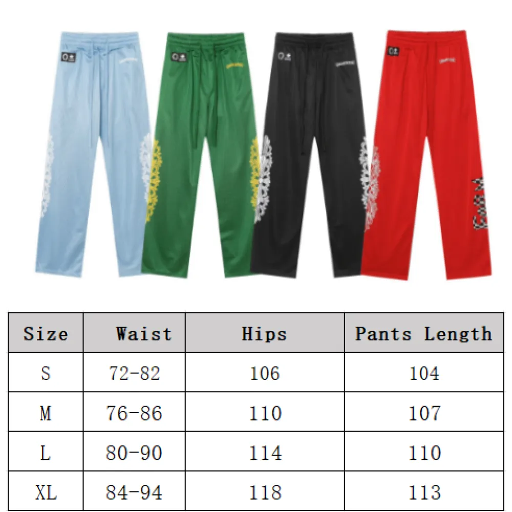 Chrome Hearts Black Mesh Jersey Pants