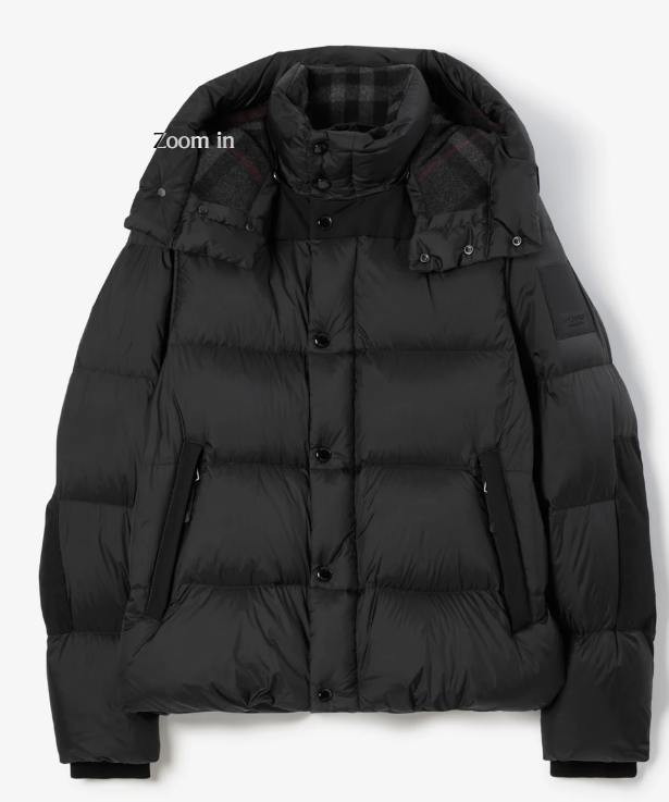 Burberry Detachable Sleeve Nylon Puffer Jacket
