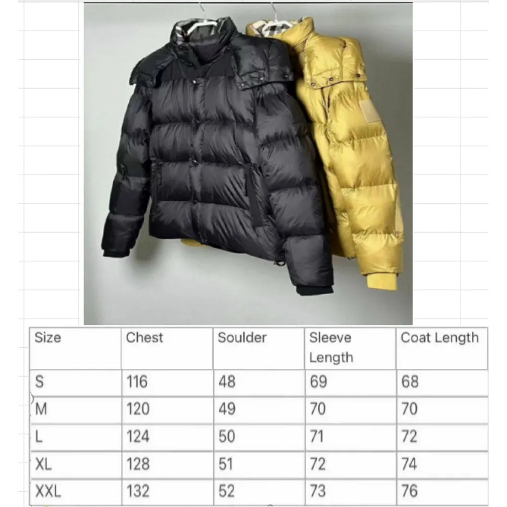 Burberry Detachable Sleeve Nylon Puffer Jacket