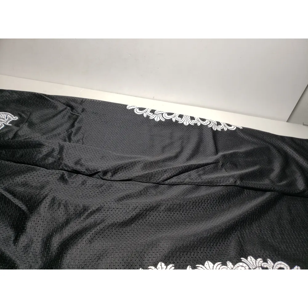 Chrome Hearts Black Mesh Jersey Pants