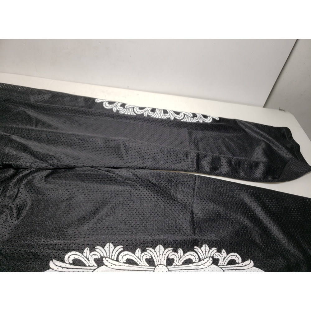 Chrome Hearts Black Mesh Jersey Pants