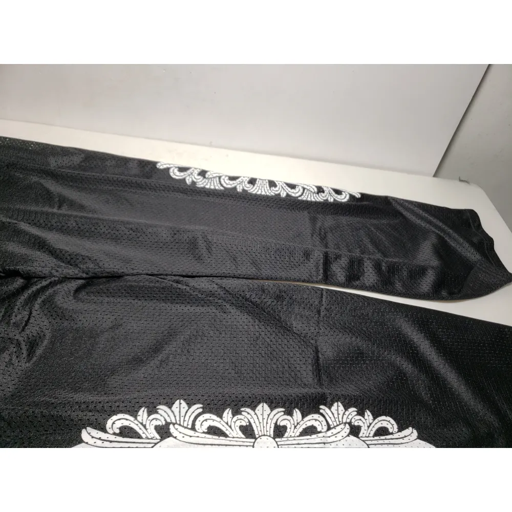 Chrome Hearts Black Mesh Jersey Pants
