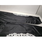 Chrome Hearts Black Mesh Jersey Pants